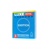 Текстурированные презервативы LUXE Royal Exotica - 3 шт. - Luxe - купить с доставкой в Мурманске