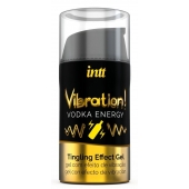 Жидкий интимный гель с эффектом вибрации Vibration! Vodka Energy - 15 мл. - INTT - купить с доставкой в Мурманске