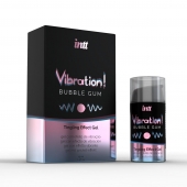 Жидкий интимный гель с эффектом вибрации Vibration! Bubble Gum - 15 мл. - INTT - купить с доставкой в Мурманске