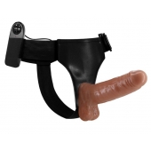 Страпон на трусиках с вибрацией Ultra Passionate Harness - 16 см. - Baile - купить с доставкой в Мурманске