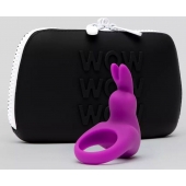 Фиолетовое эрекционное виброкольцо Happy Rabbit Cock Ring Kit - Happy Rabbit - в Мурманске купить с доставкой