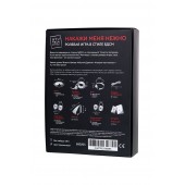 Фиолетовый набор БДСМ «Накажи меня нежно» с карточками - Штучки-дрючки - купить с доставкой в Мурманске