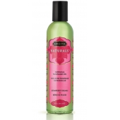 Массажное масло Naturals Strawberry Dreams с ароматом клубники - 236 мл. - Kama Sutra - купить с доставкой в Мурманске