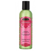 Массажное масло Naturals Strawberry Dreams с ароматом клубники - 59 мл. - Kama Sutra - купить с доставкой в Мурманске