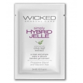 Гель-лубрикант на водно-силиконовой основе Simply Hybrid Jelle - 3 мл. - Wicked - купить с доставкой в Мурманске