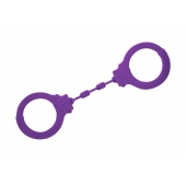 Фиолетовые силиконовые поножи Limitation - Lola Games - купить с доставкой в Мурманске