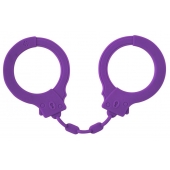 Фиолетовые силиконовые поножи Limitation - Lola Games - купить с доставкой в Мурманске