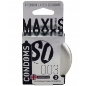 Экстремально тонкие презервативы в железном кейсе MAXUS Extreme Thin - 3 шт. - Maxus - купить с доставкой в Мурманске