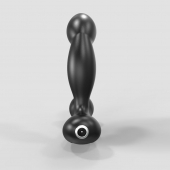 Черный вибромассажер простаты и промежности Prostate Pro с пультом ДУ - Bathmate - в Мурманске купить с доставкой