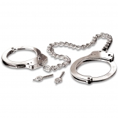 Металлические наручники Metal Leg Cuffs - Pipedream - купить с доставкой в Мурманске