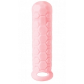 Розовый фаллоудлинитель Homme Long - 15,5 см. - Lola Games - в Мурманске купить с доставкой