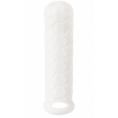 Белый фаллоудлинитель Homme Long - 15,5 см. - Lola Games - в Мурманске купить с доставкой