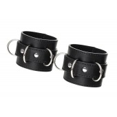 Черные наручники Anonymo на сцепке - ToyFa - купить с доставкой в Мурманске