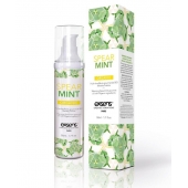 Разогревающее массажное масло Gourmet Spearmint Organic с органическими ингредиентами - 50 мл. - Exsens - купить с доставкой в Мурманске