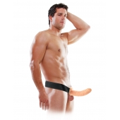 Полый страпон 8  Hollow Strap-On телесного цвета - 19 см. - Pipedream - купить с доставкой в Мурманске