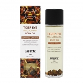 Органическое массажное масло TIGER EYE MACADAMIA - 100 мл. - Exsens - купить с доставкой в Мурманске