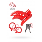 Красный мужской пояс верности из пластика - ToyFa - купить с доставкой в Мурманске