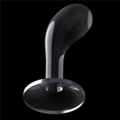 Прозрачный стимулятор простаты Flawless Clear Prostate Plug - 15 см. - Lovetoy - в Мурманске купить с доставкой