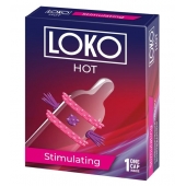 Стимулирующая насадка на пенис LOKO HOT с возбуждающим эффектом - Sitabella - в Мурманске купить с доставкой