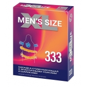 Стимулирующая насадка на пенис MEN SIZE 333 - Sitabella - в Мурманске купить с доставкой