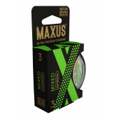 Презервативы в пластиковом кейсе MAXUS AIR Mixed - 3 шт. - Maxus - купить с доставкой в Мурманске