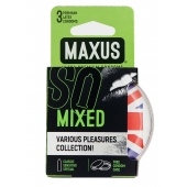 Презервативы в пластиковом кейсе MAXUS AIR Mixed - 3 шт. - Maxus - купить с доставкой в Мурманске