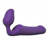 Фиолетовый безремневой страпон Queens L - Adrien Lastic - купить с доставкой в Мурманске
