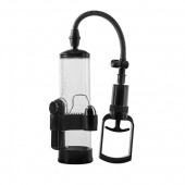 Прозрачная вакуумная помпа с вибрацией Vibrating Penis Pump - Dream Toys - в Мурманске купить с доставкой