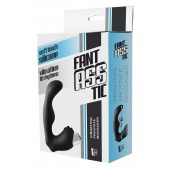 Черный вибромассажер простаты FantASStic Vibrating Prostate Massager - 11,3 см. - Dream Toys - в Мурманске купить с доставкой