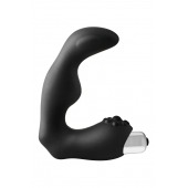 Черный вибромассажер простаты FantASStic Vibrating Prostate Massager - 11,3 см. - Dream Toys - в Мурманске купить с доставкой
