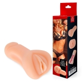 Телесный реалистичный мастурбатор в виде вагины - Bior toys - в Мурманске купить с доставкой