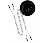 Регулируемые зажимы для сосков Sweet Caress Nipple Chain - Sweet Caress - купить с доставкой в Мурманске