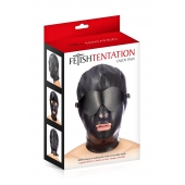 Маска-шлем с отверстием для рта и съемными шорами - Fetish Tentation - купить с доставкой в Мурманске