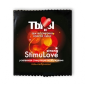 Разогревающий гель-лубрикант Stimulove Strong в одноразовой упаковке - 4 гр. - Биоритм - купить с доставкой в Мурманске