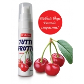 Гель-смазка Tutti-frutti с вишнёвым вкусом - 30 гр. - Биоритм - купить с доставкой в Мурманске