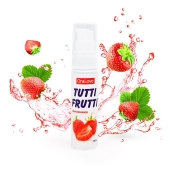 Гель-смазка Tutti-frutti с земляничным вкусом - 30 гр. - Биоритм - купить с доставкой в Мурманске