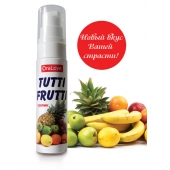 Гель-смазка Tutti-frutti со вкусом тропических фруктов - 30 гр. - Биоритм - купить с доставкой в Мурманске