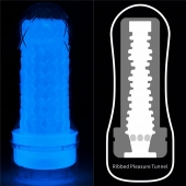 Светящийся в темноте мастурбатор Lumino Play Masturbator Ribbed - Lovetoy - в Мурманске купить с доставкой
