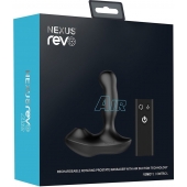 Черный вибратор-ротатор для стимуляции простаты Nexus Revo Air - Nexus Range - в Мурманске купить с доставкой