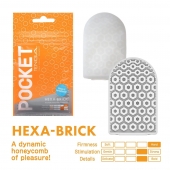 Карманный мастурбатор HEXA-BRICK - Tenga - в Мурманске купить с доставкой