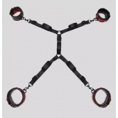 Изысканный набор фиксаций на кровати Reversible Under Mattress Restraint Set - Fifty Shades of Grey - купить с доставкой в Мурманске