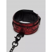 Красно-черные оковы Reversible Faux Leather Ankle Cuffs - Fifty Shades of Grey - купить с доставкой в Мурманске