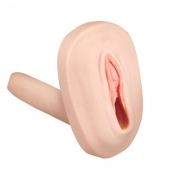 Мастурбатор-вагина с вибрацией и выносным пультом управления REALSTUFF SMOOTH   BALD - Dream Toys - в Мурманске купить с доставкой
