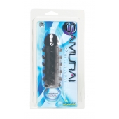 Дымчатая стимулирующая насадка с закрытой головкой SAMURAI PENIS SLEEVE BLACK - 14,5 см. - NMC - в Мурманске купить с доставкой