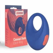 Синее эрекционное кольцо RRRING Casual Date Cock Ring - FeelzToys - в Мурманске купить с доставкой