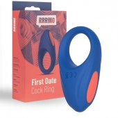 Синее эрекционное кольцо RRRING First Date Cock Ring - FeelzToys - в Мурманске купить с доставкой