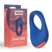 Синее эрекционное кольцо RRRING Dinner Date Cock Ring - FeelzToys - в Мурманске купить с доставкой