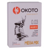 Набор из 4 презервативов OKOTO MegaMIX - Sitabella - купить с доставкой в Мурманске