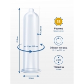 Презервативы MY.SIZE размер 53 - 10 шт. - My.Size - купить с доставкой в Мурманске
