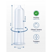 Презервативы MY.SIZE размер 47 - 3 шт. - My.Size - купить с доставкой в Мурманске